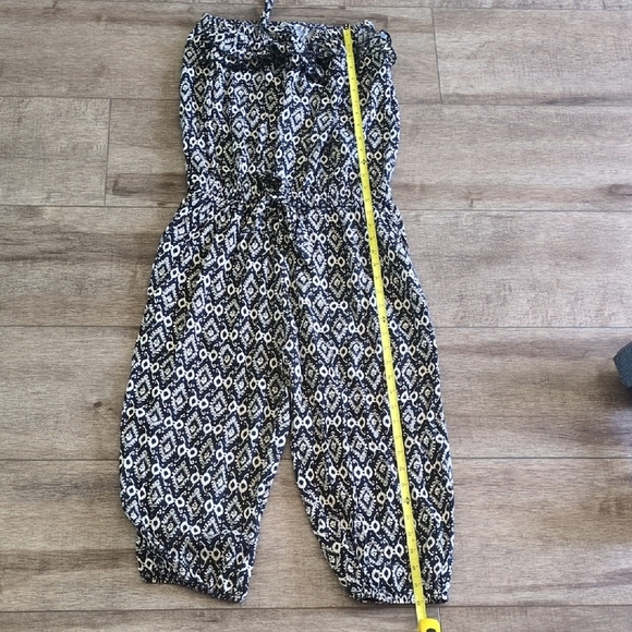 Black/Cream Jumpsuit - Picture 4 of 5